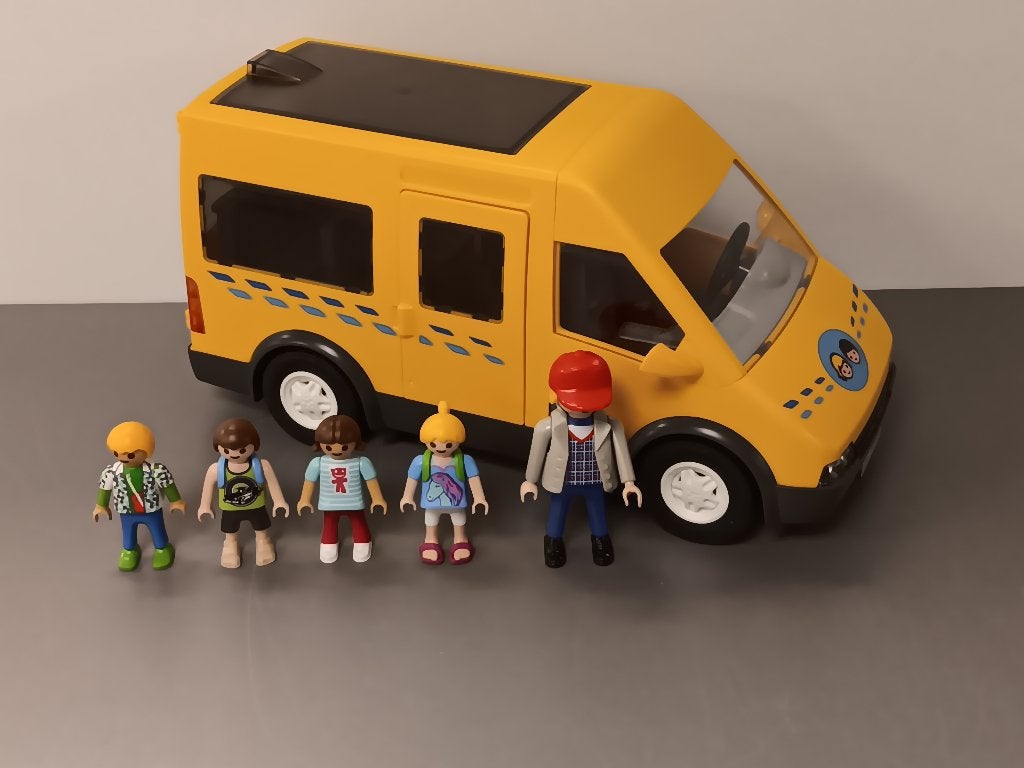 Playmobil School Bus Poppetjes Onderdelen 14,95, Verzenden, Zo goed als nieuw