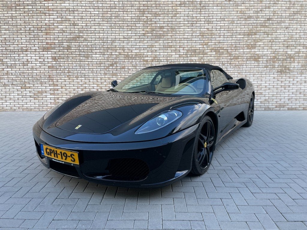Ferrari F430 4.3 V8 Spider F1/Touchtronic Zeer goede staat/L, Auto's, Ferrari, Automaat, Gebruikt, Zwart, Leder