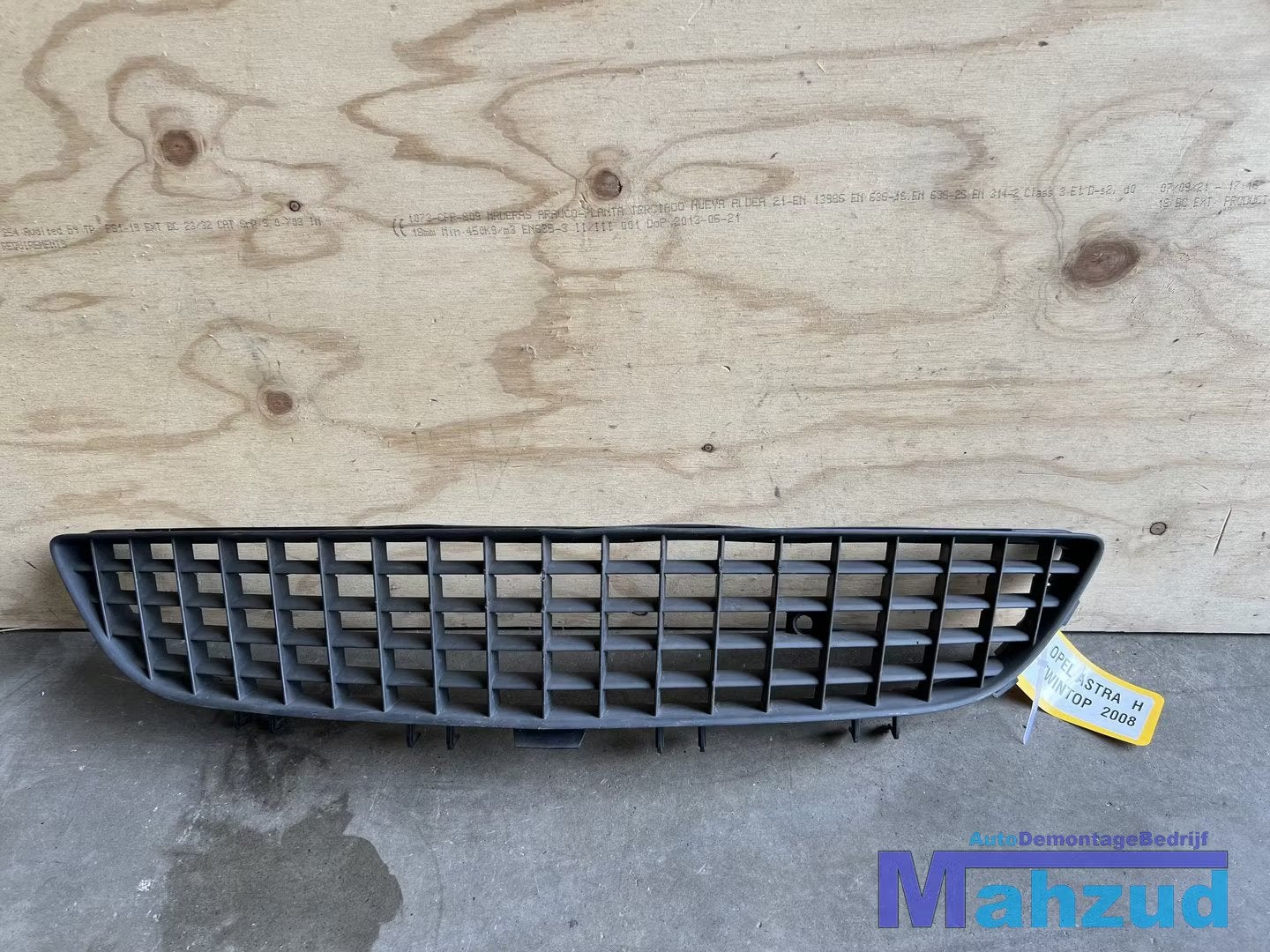 OPEL ASTRA H TWINTOP Voorbumper bumper grille rooster 2003-2, Gebruikt, Voor, Opel Automobile GmbH, Ophalen of Verzenden