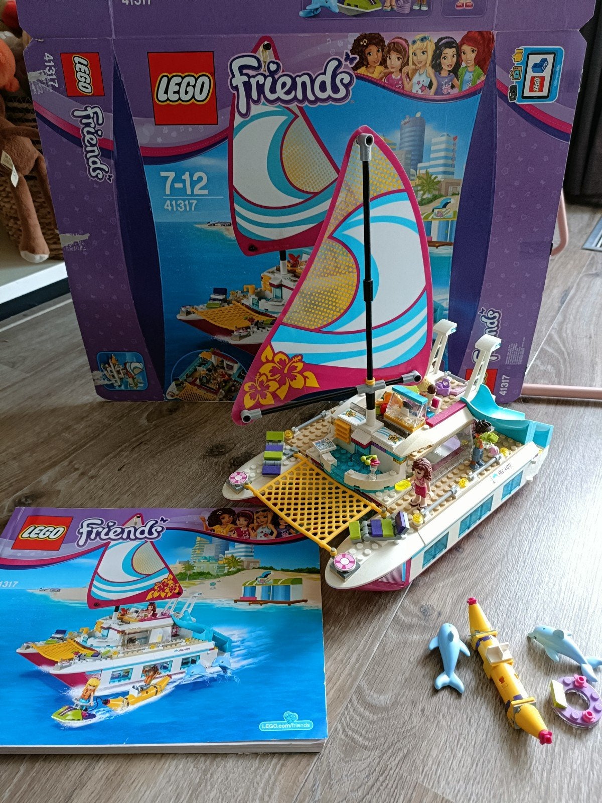 41317 Lego Friends catamaran, Ophalen of Verzenden, Zo goed als nieuw