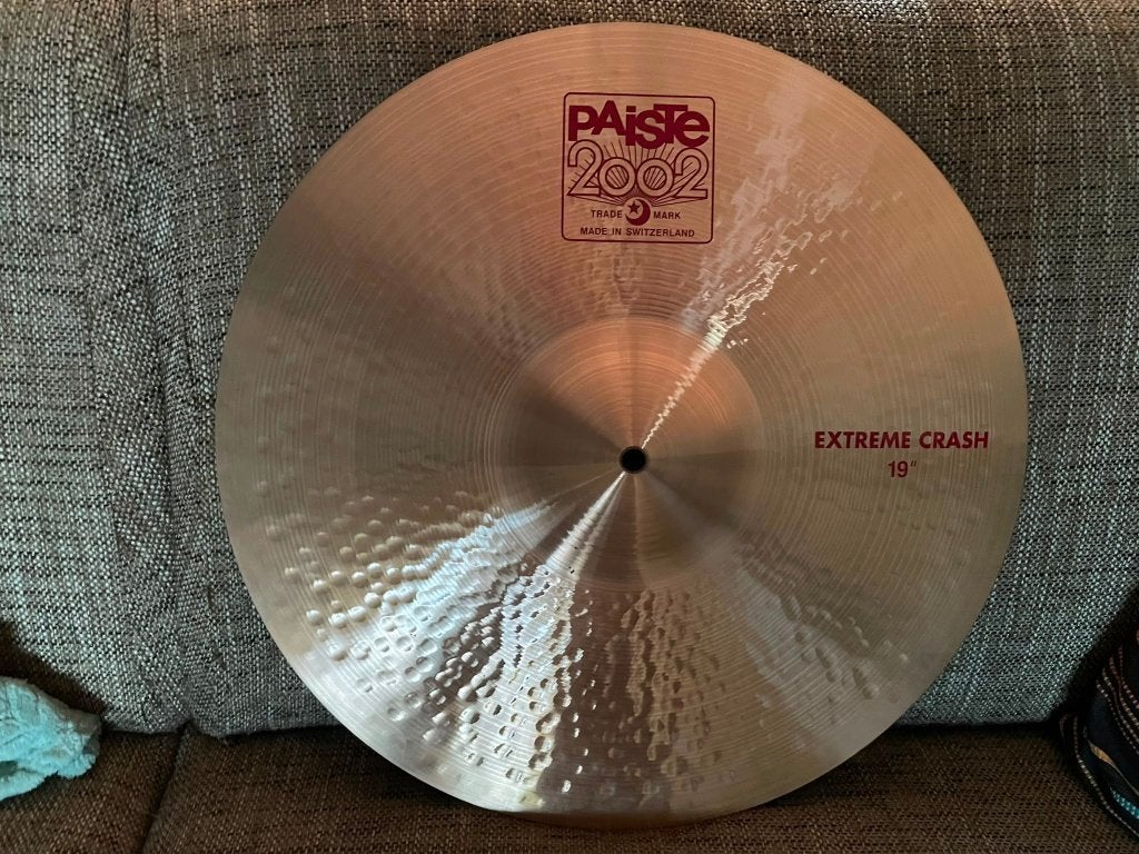 Paiste 2002 19" extreme crash, Ophalen, Zo goed als nieuw, Overige merken