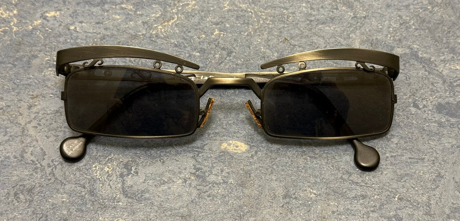 L.A. Eyeworks Caruso Vintage Sunglasses 80’s early 90’s, Ophalen of Verzenden, Gebruikt, Zonnebril, Overige merken