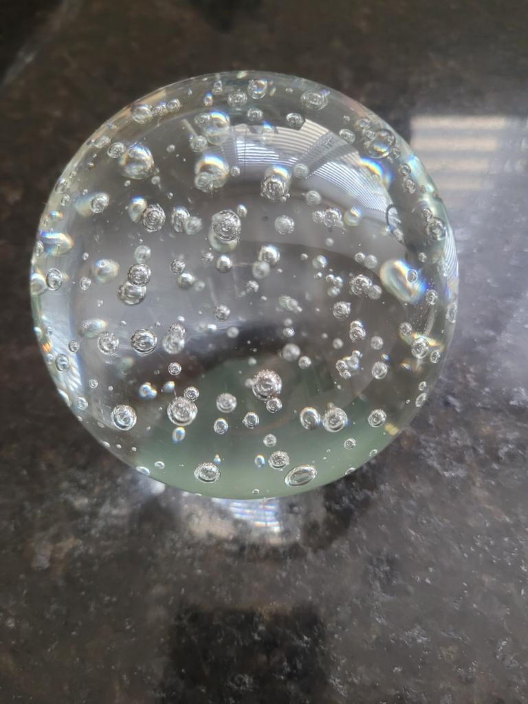 Presse papier glazen bollen, Ophalen, Zo goed als nieuw, Overige kleuren, Glas