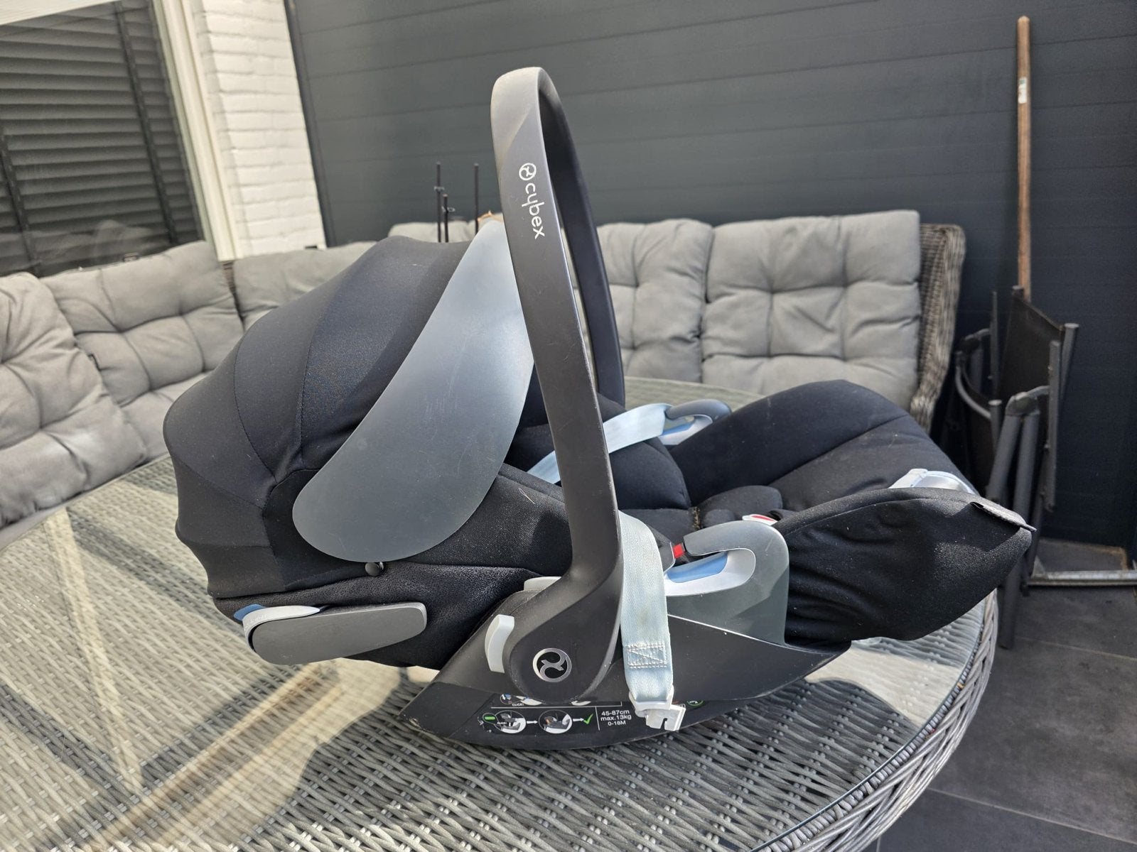 Cybex Aton 5 autostoel - Veilig en comfortabel, Autogordel, Zijbescherming, Zo goed als nieuw, 0 t/m 13 kg