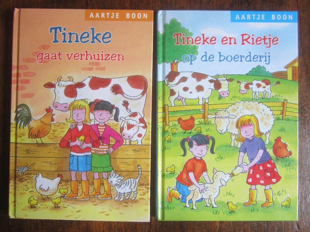 Aartje Boon Tineke gaat verhuizen/Tineke Rietje op boerderij, Ophalen of Verzenden, Zo goed als nieuw, Fictie algemeen