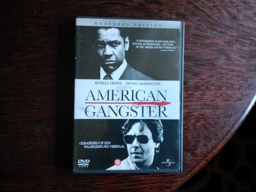 American gangster, origineel, Vanaf 16 jaar, Ophalen of Verzenden, Zo goed als nieuw, Maffia en Misdaad