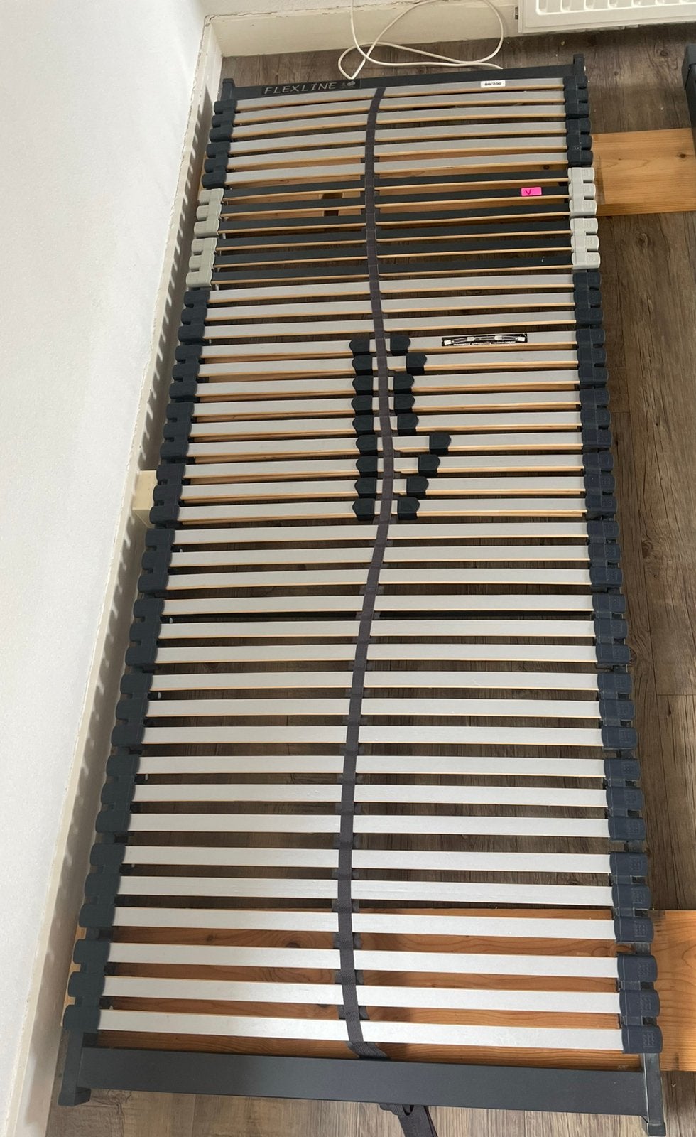 Flexline lattenbodem 80x200, Gebruikt, Eenpersoons, Ophalen of Verzenden, 80 cm