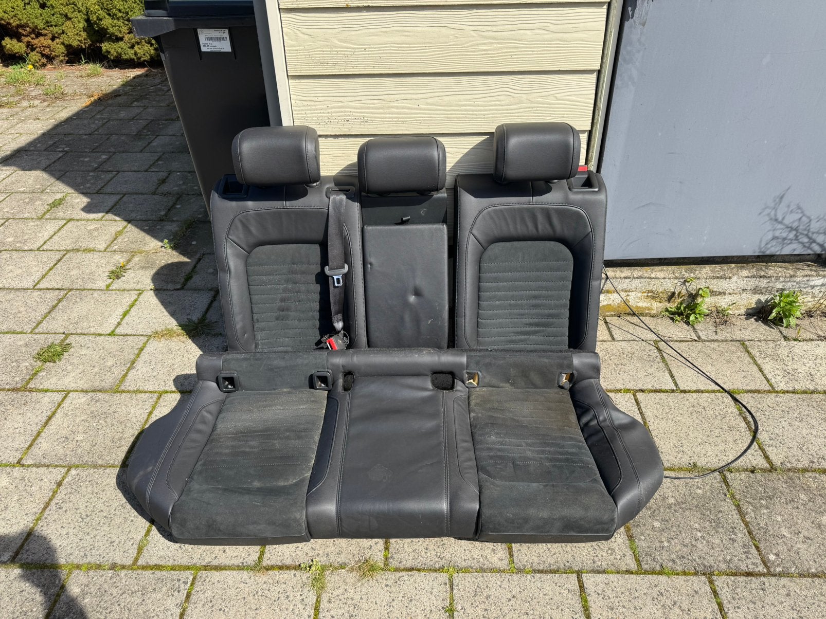 Volkswagen passat R line achterbank compleet alcantara leder, Ophalen of Verzenden, Volkswagen