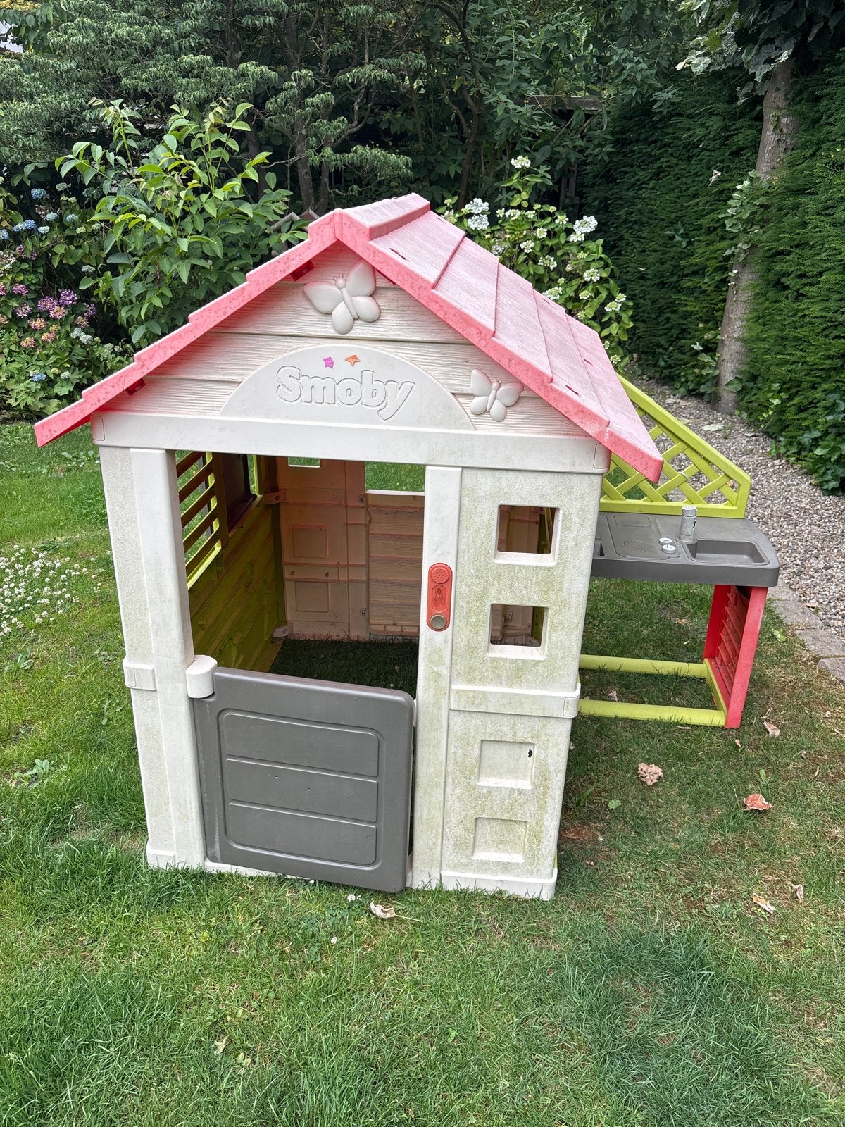 Smoby Speelhuisje met Keuken - Gebruikt, Ophalen, Gebruikt, Kunststof