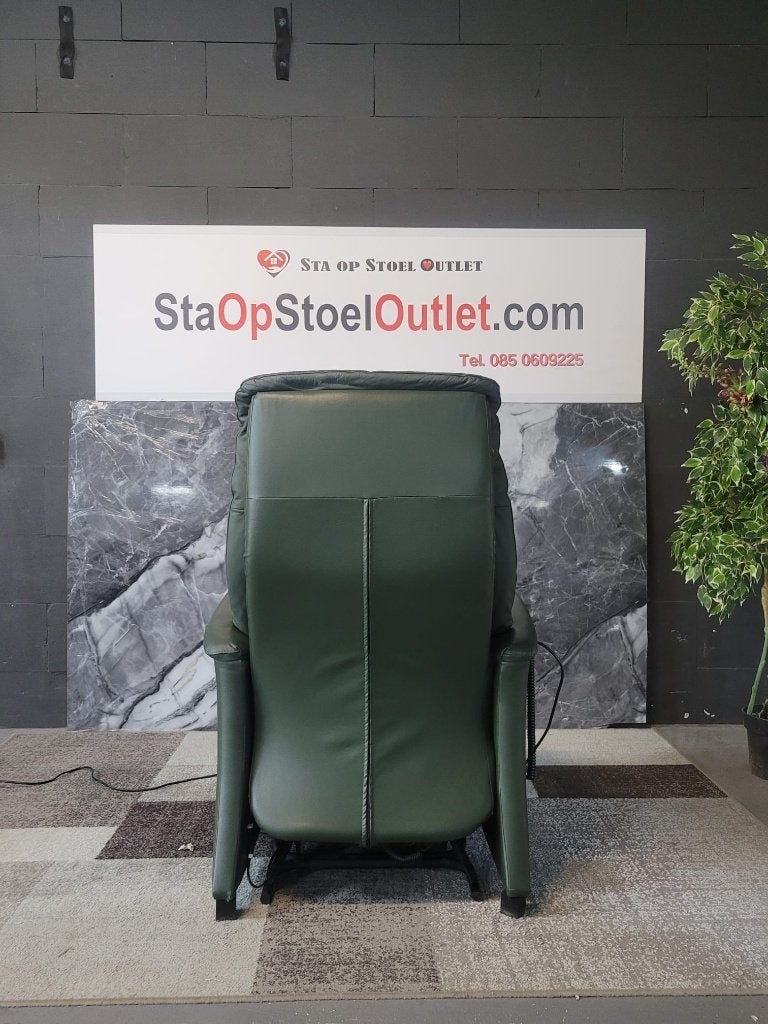 Staopstoel Easysit Leder Groen, Minder dan 75 cm, Leer, Ophalen of Verzenden, Zo goed als nieuw
