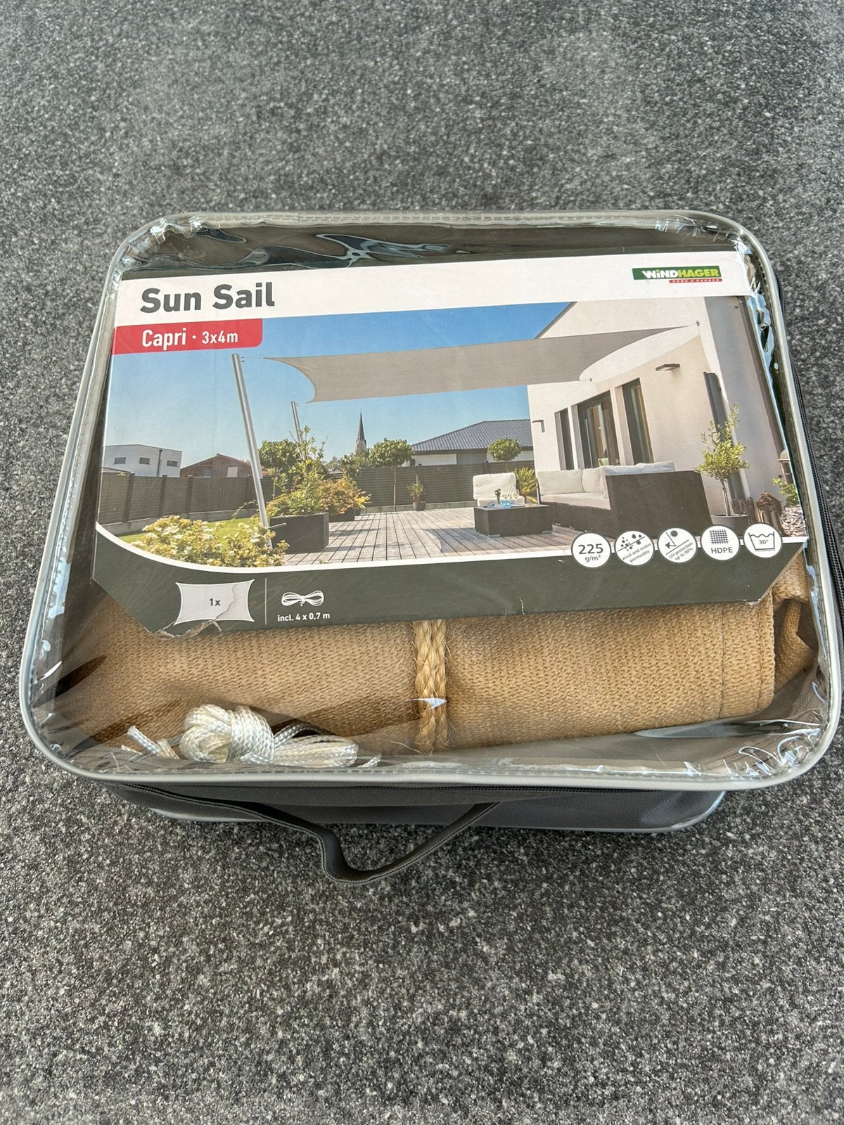 Schaduwdoek te koop, Ophalen, Zo goed als nieuw