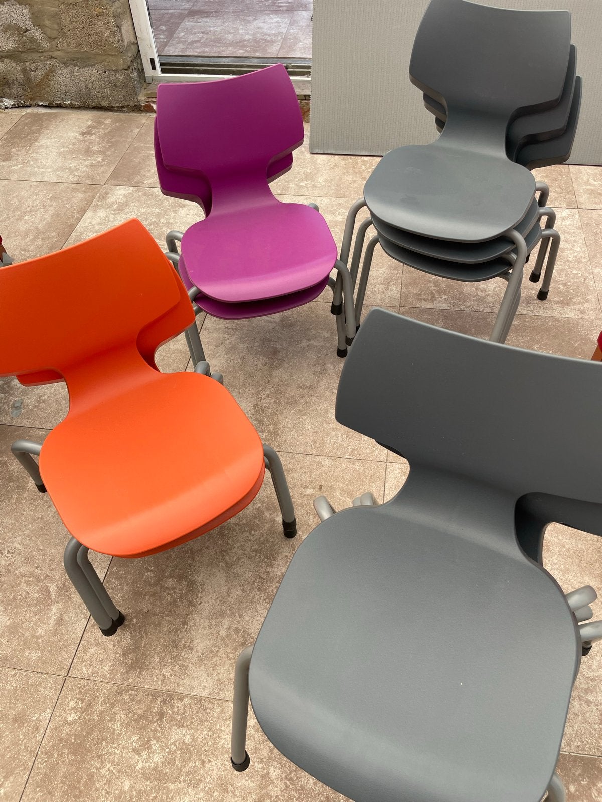Kinderstoelen onderwijs hoge kwaliteit, Ophalen, Kunststof, Gebruikt, Overige kleuren