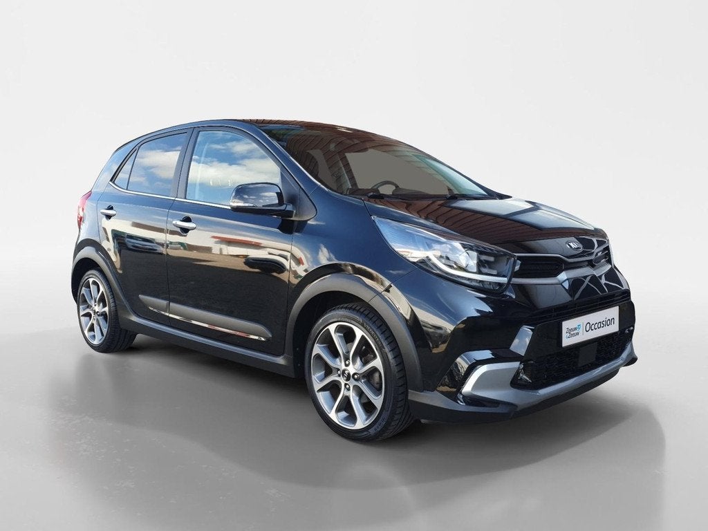 Kia Picanto 1.0T X-Line 5p | Stoel en stuurverwarming | Navi, Auto's, Kia, Voorwielaandrijving, 12 maanden, 101 pk, Gebruikt