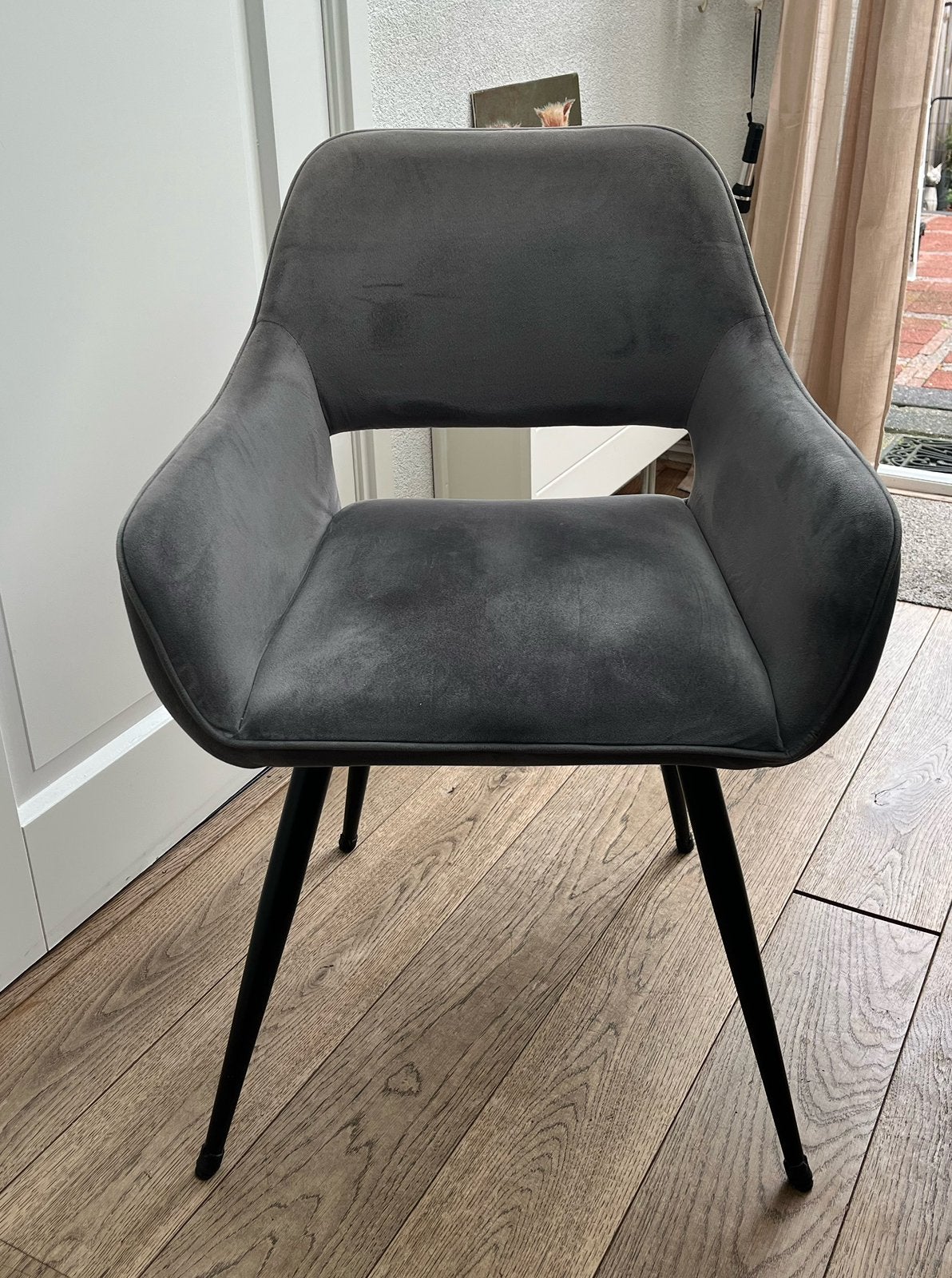 Woood eetkamerstoelen 4, Huis en Inrichting, Ophalen, Gebruikt, 50 tot 75 cm