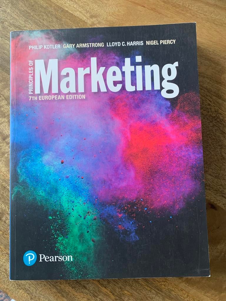 Principles of Marketing - 7th European Edition, Boeken, Ophalen of Verzenden, Zo goed als nieuw, Economie en Marketing