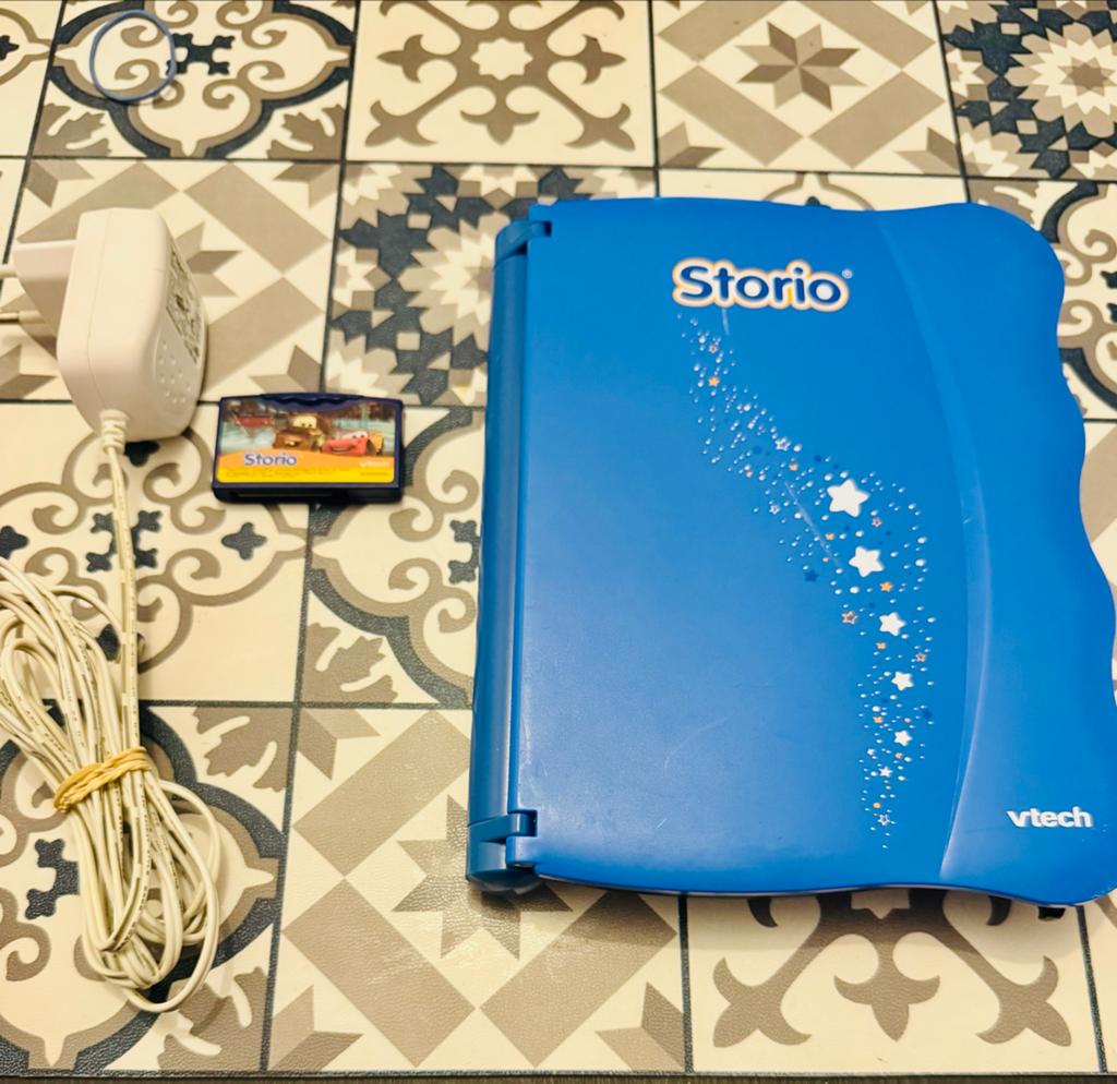 Vtech Storio met Cars game - Leerzaam en compleet!, Ophalen, Gebruikt