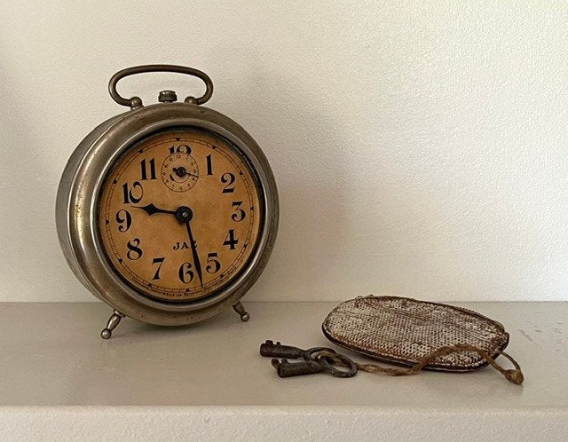 Jaz wekker voor decoratie of verzamelaar, Antiek en Kunst, Curiosa en Brocante, Ophalen of Verzenden