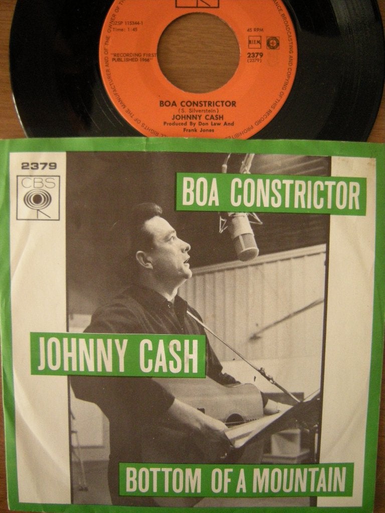 Johnny Cash (Bottom Of A Mountain), Cd's en Dvd's, Vinyl Singles, Gebruikt, 7 inch, Ophalen of Verzenden, Country en Western