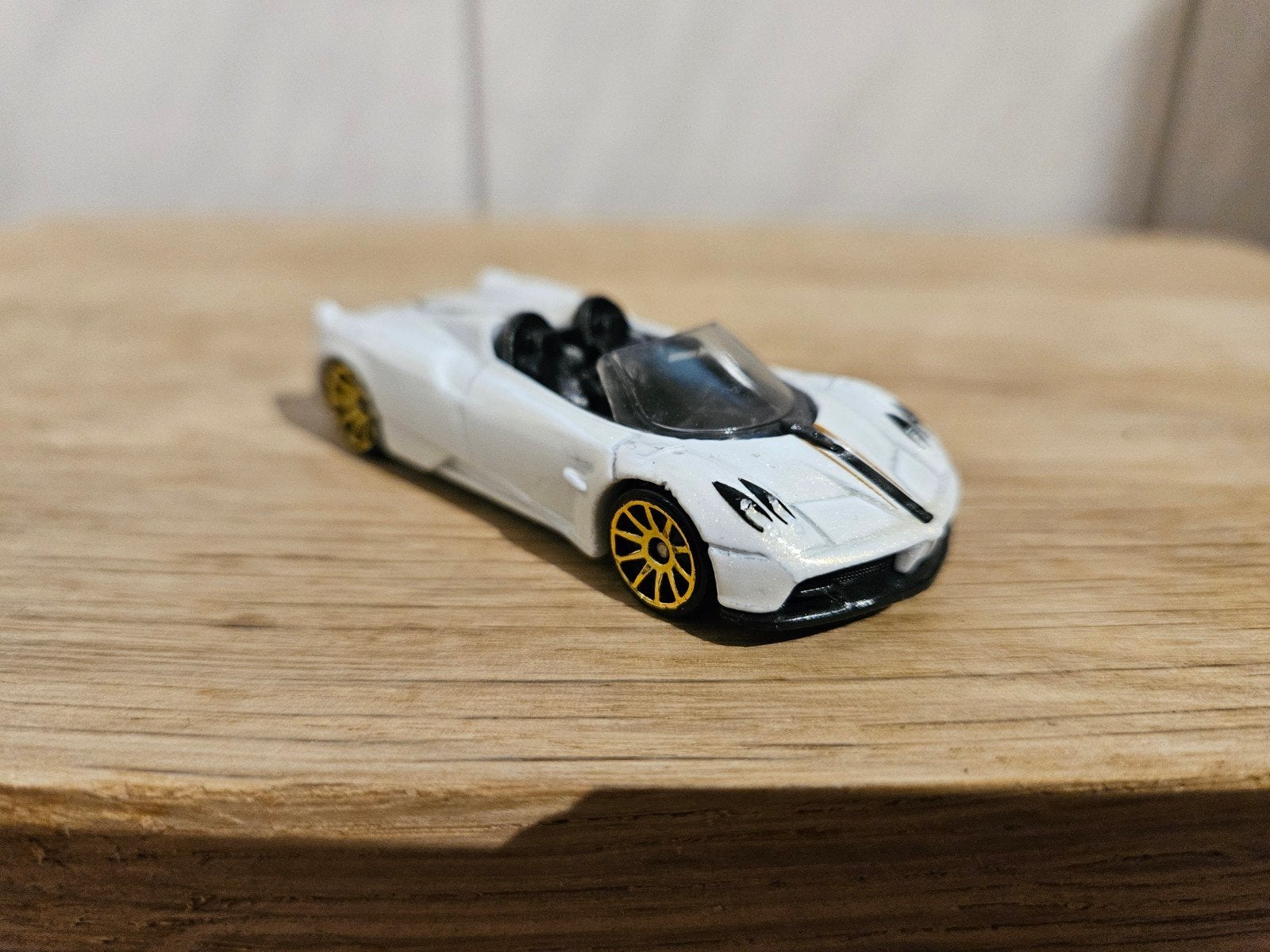 Hotwheels Hot Wheels 2017 Pagani Huayra Roadster Wit, Ophalen of Verzenden, Auto