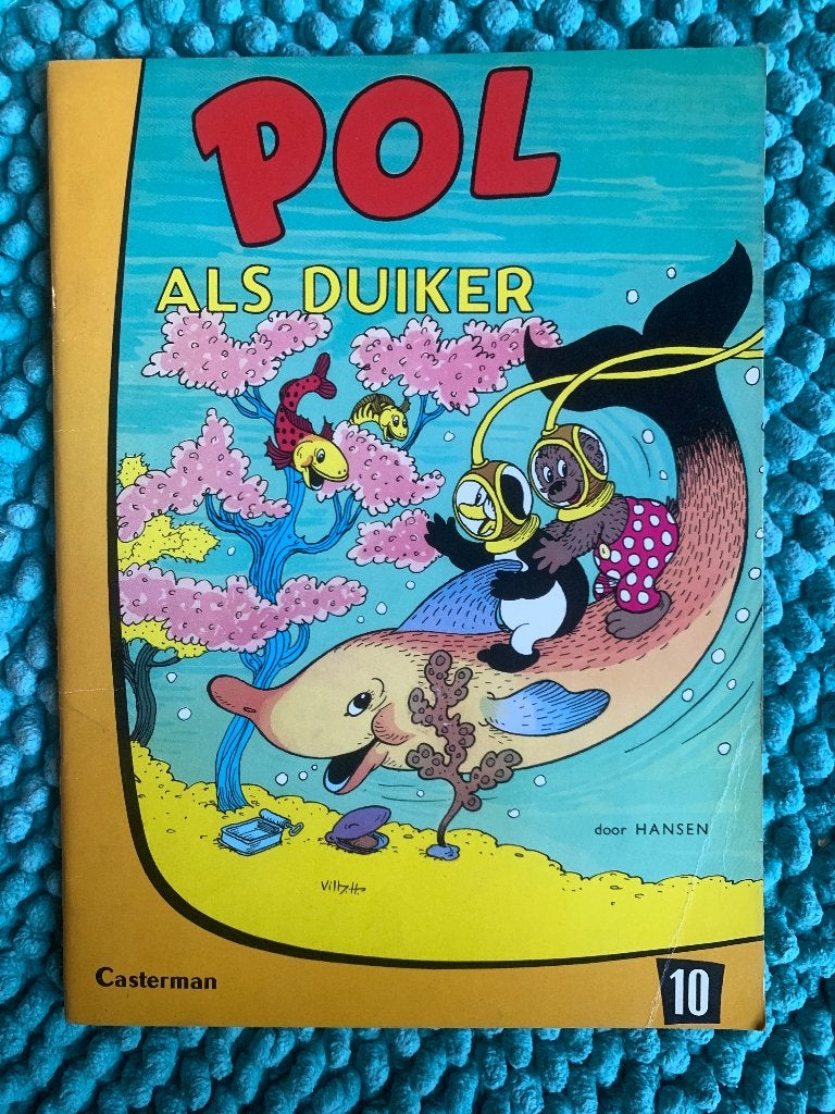 Strip Pol als Duiker deel 10 Casterman, Eén stripboek, Ophalen of Verzenden, Gelezen, Hansen