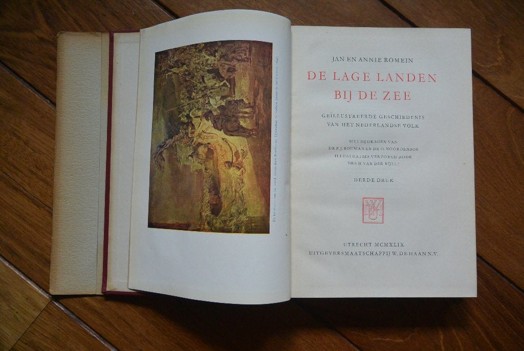 De lage landen bij de zee - Jan en Annie Romein - 1949, Ophalen of Verzenden, Gelezen, Jan en Annie Romein