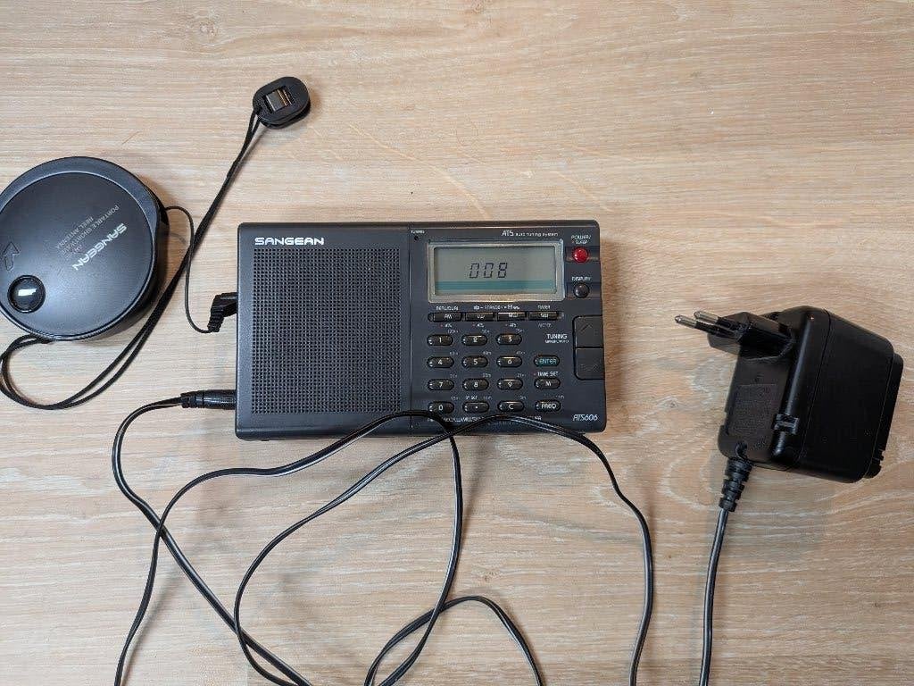 Sangean ATS606 wereldontvanger, compleet, Ophalen of Verzenden, Gebruikt, Wereldontvanger
