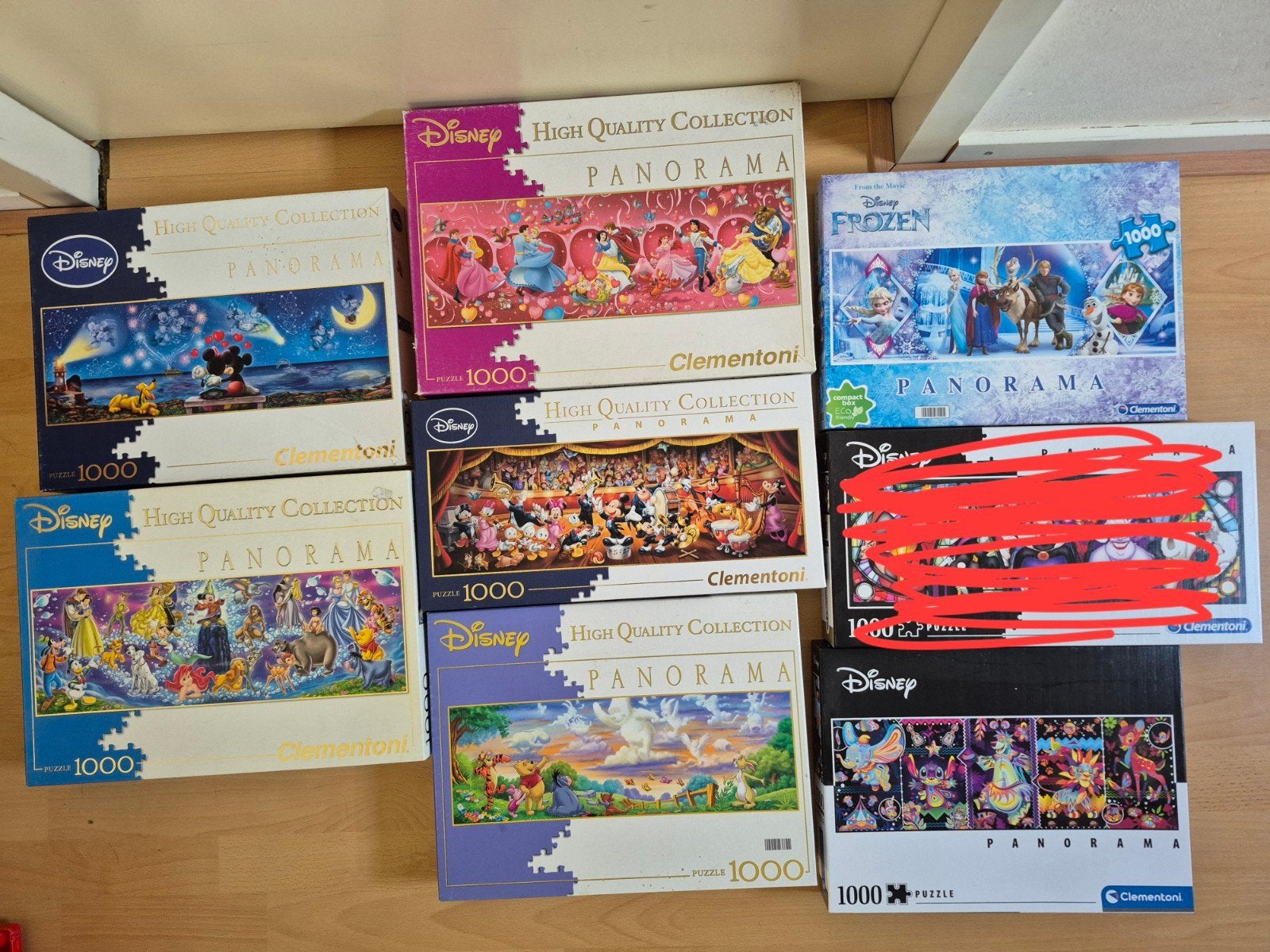 Disney puzzels, Ophalen of Verzenden, 500 t/m 1500 stukjes, Zo goed als nieuw