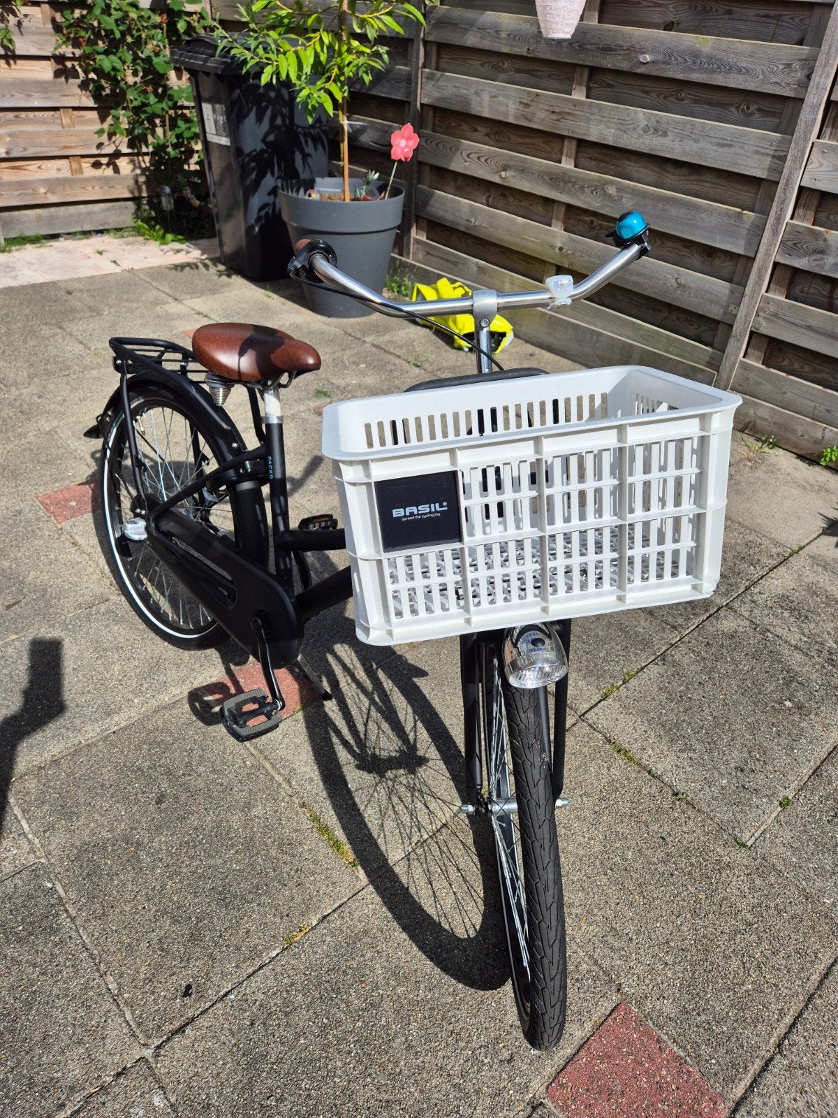 Zwarte Batavus PackD meisjesfiets 24 inch, Ophalen, Versnellingen, Batavus, Trommelrem