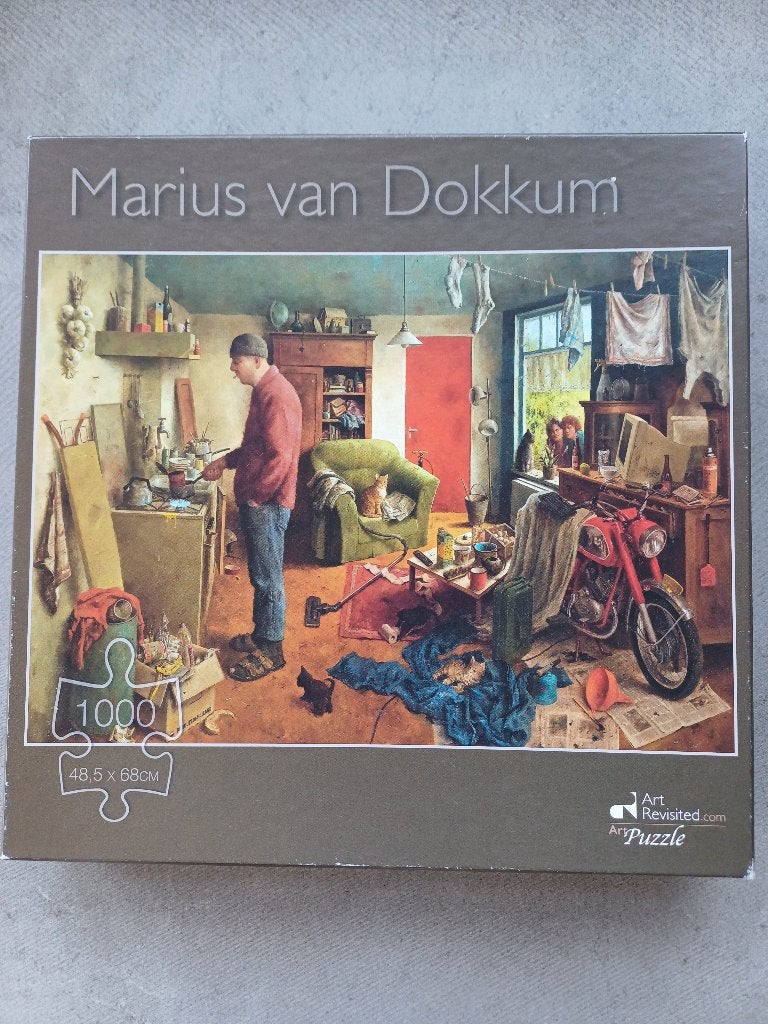 Marius van Dokkum puzzel, Ophalen of Verzenden, 500 t/m 1500 stukjes, Zo goed als nieuw, Legpuzzel