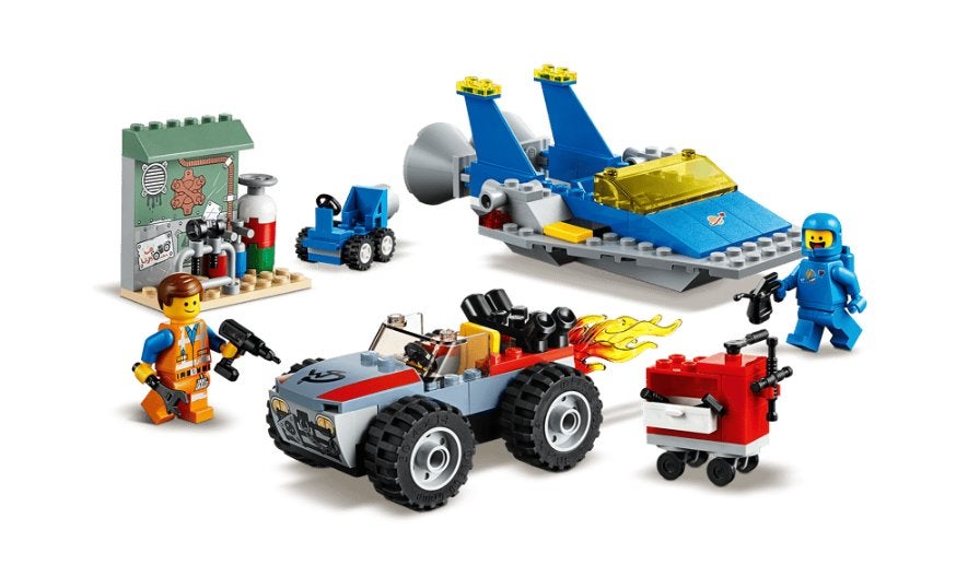LEGO Emmets en Benny's bouw- en reparatiewerkplaats 70821, Ophalen, City, Lego, Complete set