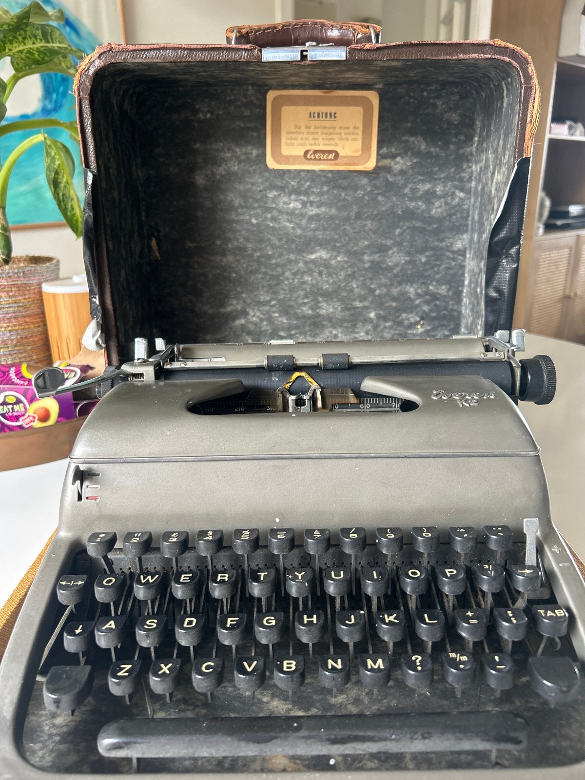 Vintage Everest K2 typemachine – origineel met koffer, Diversen, Typemachines, Ophalen