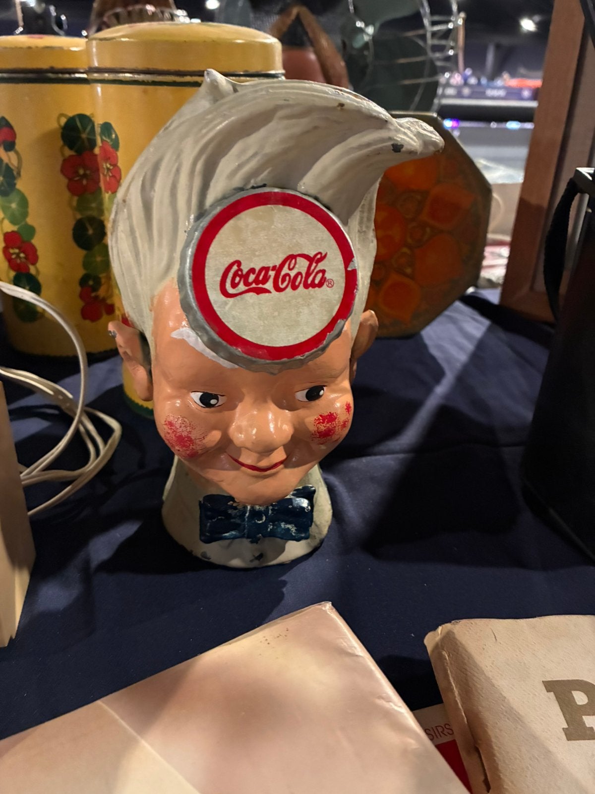 Retro vintage fifties sixties coca cola sprite boy spaarpot, Ophalen of Verzenden, Zo goed als nieuw