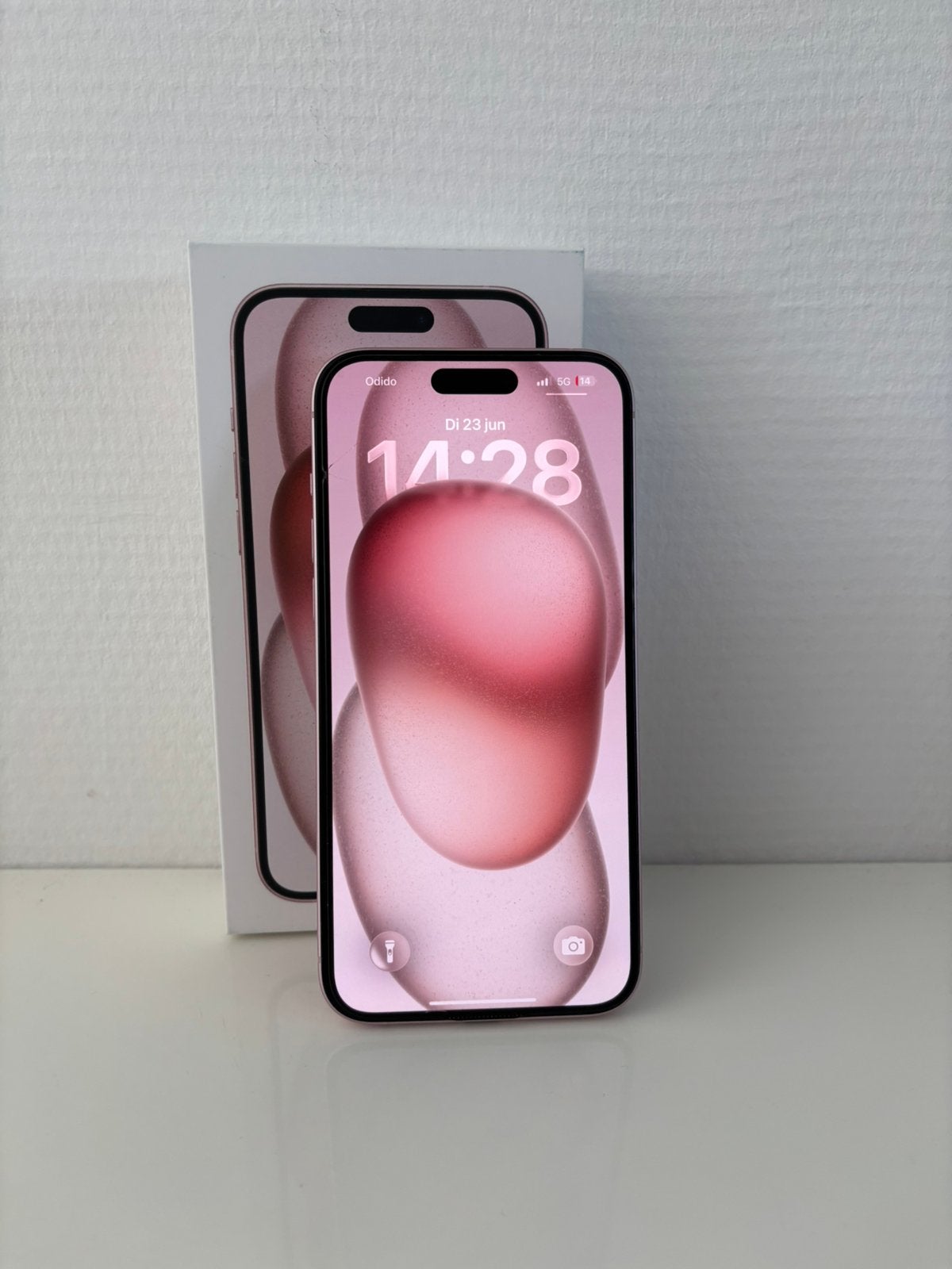 Iphone 15 plus roze 128gb, Ophalen, Gebruikt, Apple, Roze