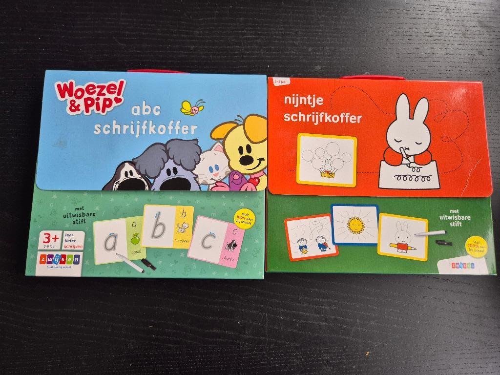 Woezel & Pip en Nijntje schrijfkoffers, Ophalen of Verzenden, Gebruikt, Taal en Lezen