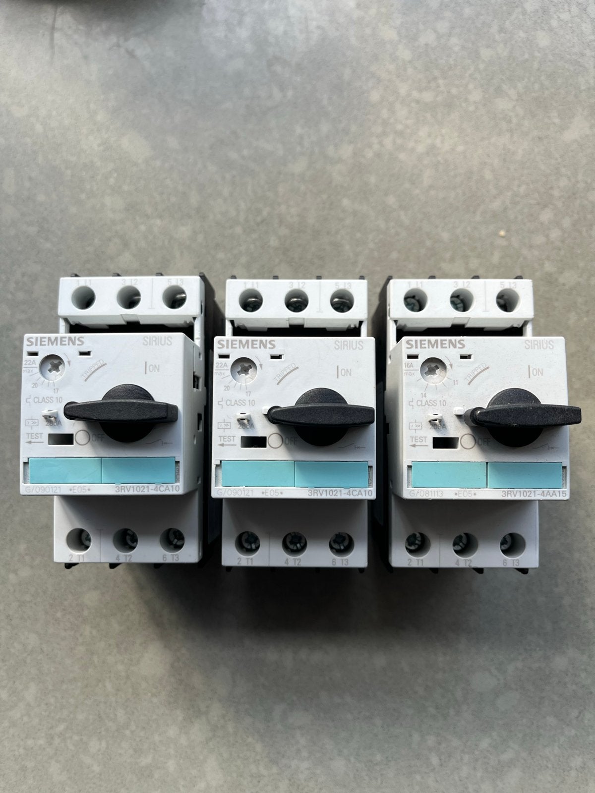 Siemens Sirius DMT 02 ATEX F 001 (3 stuks), Ophalen of Verzenden, Gebruikt, Siemens, Installatieautomaat
