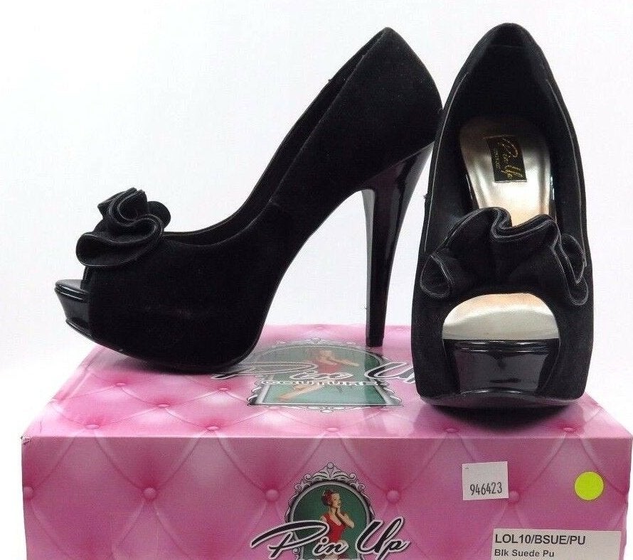 pleaser plateau hoge hakken pumps high heels pump platform, Ophalen, Zwart, Nieuw, Pleaser
