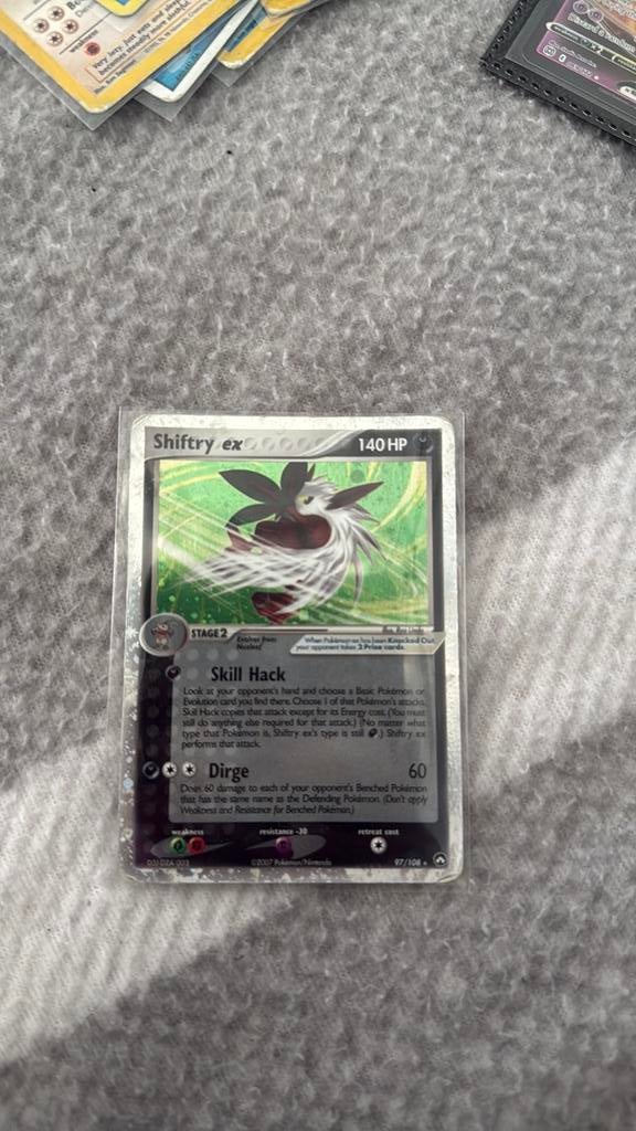 Shiftry EX Power Keepers 97/108 Pokemon, Ophalen, Zo goed als nieuw