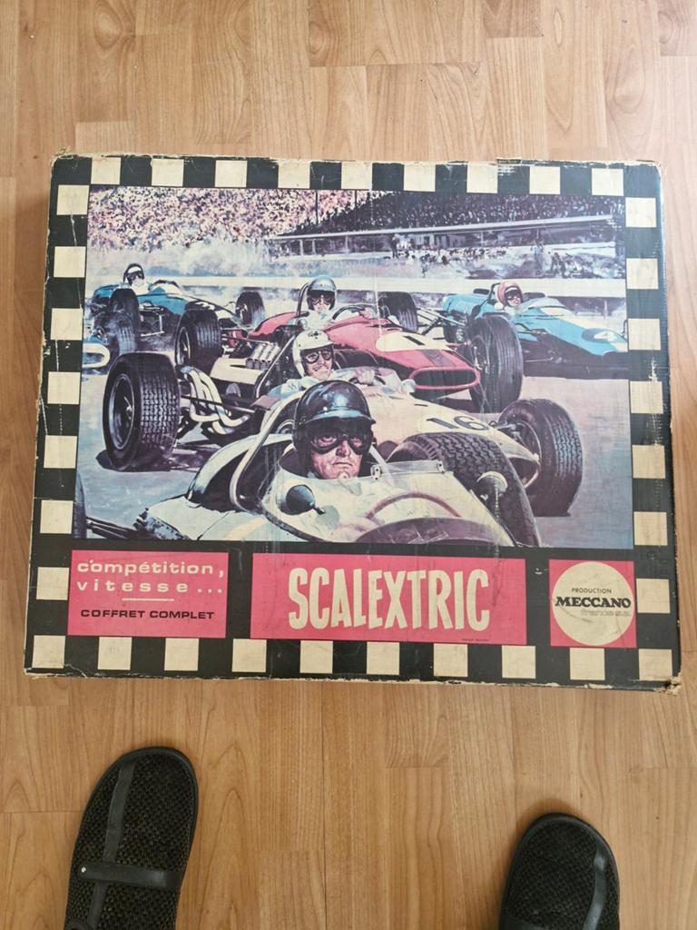 Meccano scalextric 38LT vintage racebaan, Ophalen