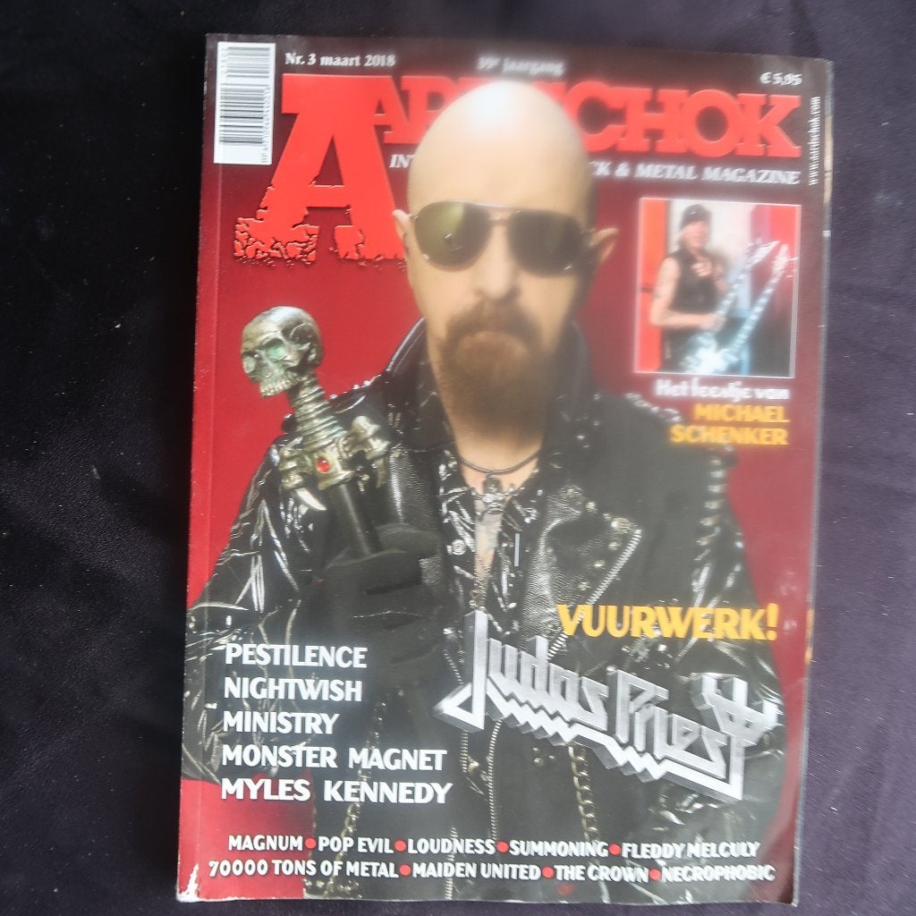 Aardschok - Judas Priest cover, Ophalen, 1980 tot heden, Tijdschrift