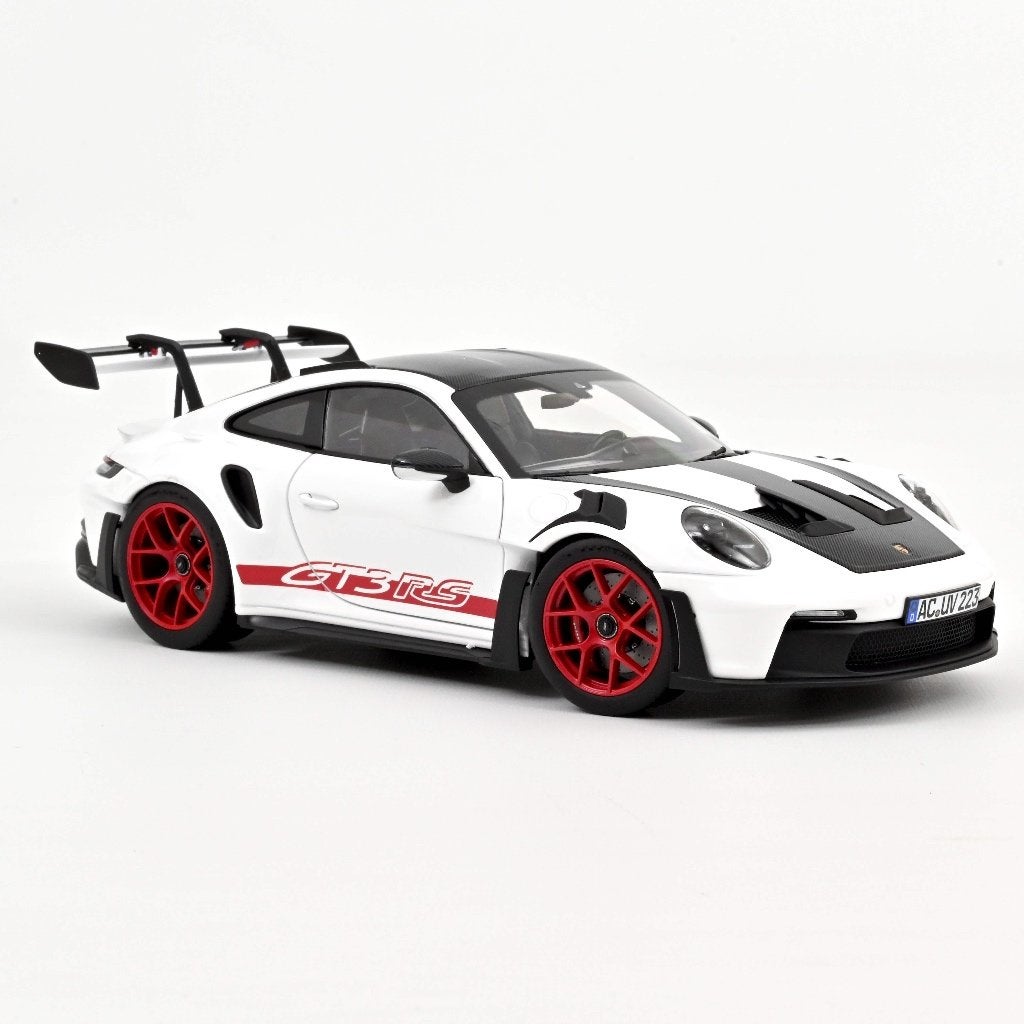 Porsche 911 GT3 RS Weissach '22 Rood / Wit 1/18 NOREV 187373, Verzenden, Nieuw, Auto, Norev