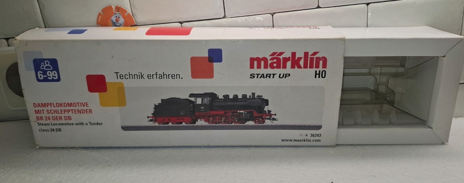 36342 marklin lege lok doos, Hobby en Vrije tijd, Wisselstroom, Gebruikt, Locomotief, Ophalen of Verzenden