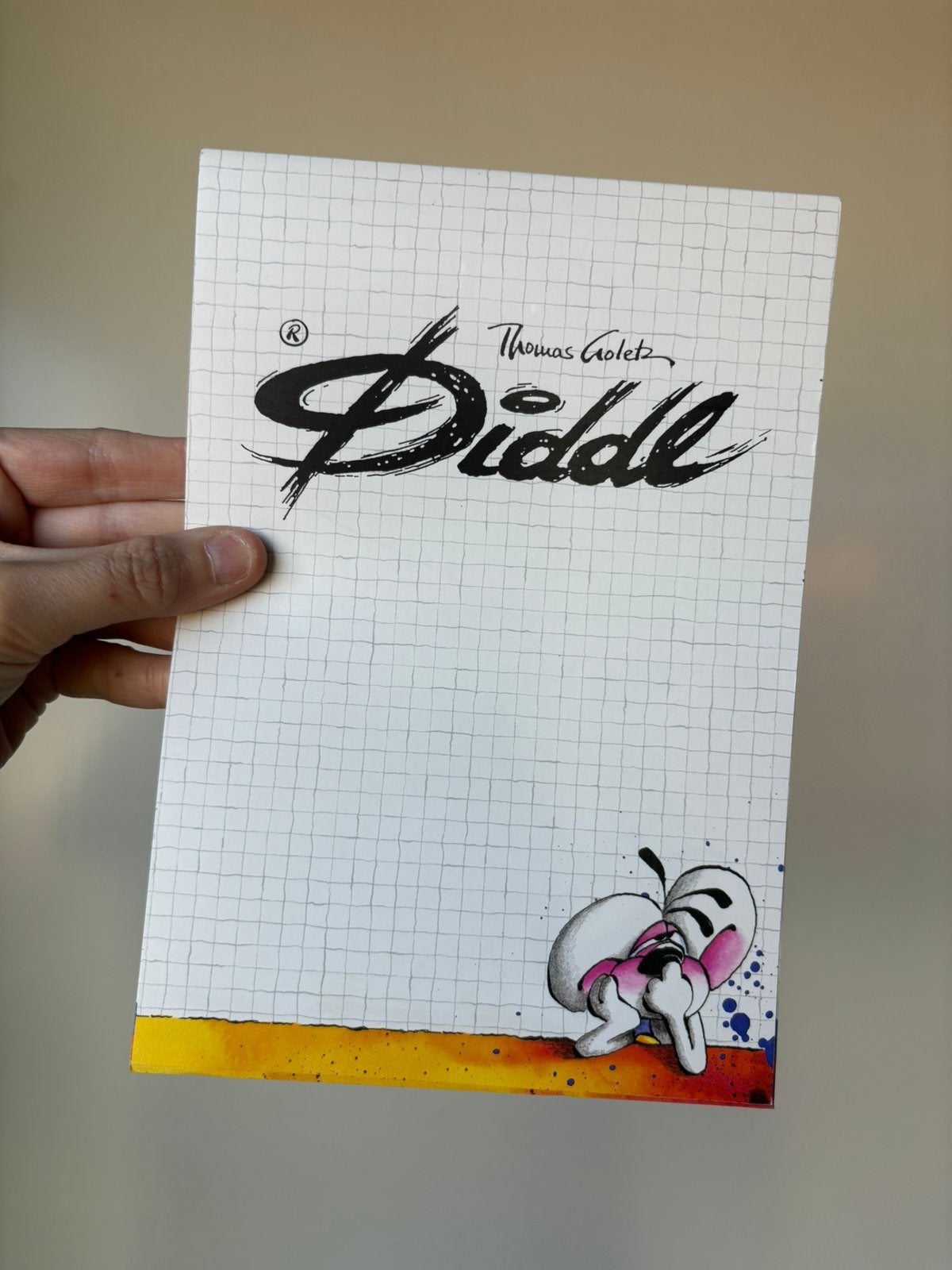 Diddl A5 blok nummer 136 zeldzaam COMPLEET NIEUW, Verzenden, Zo goed als nieuw, Papier, Kaart of Schrift
