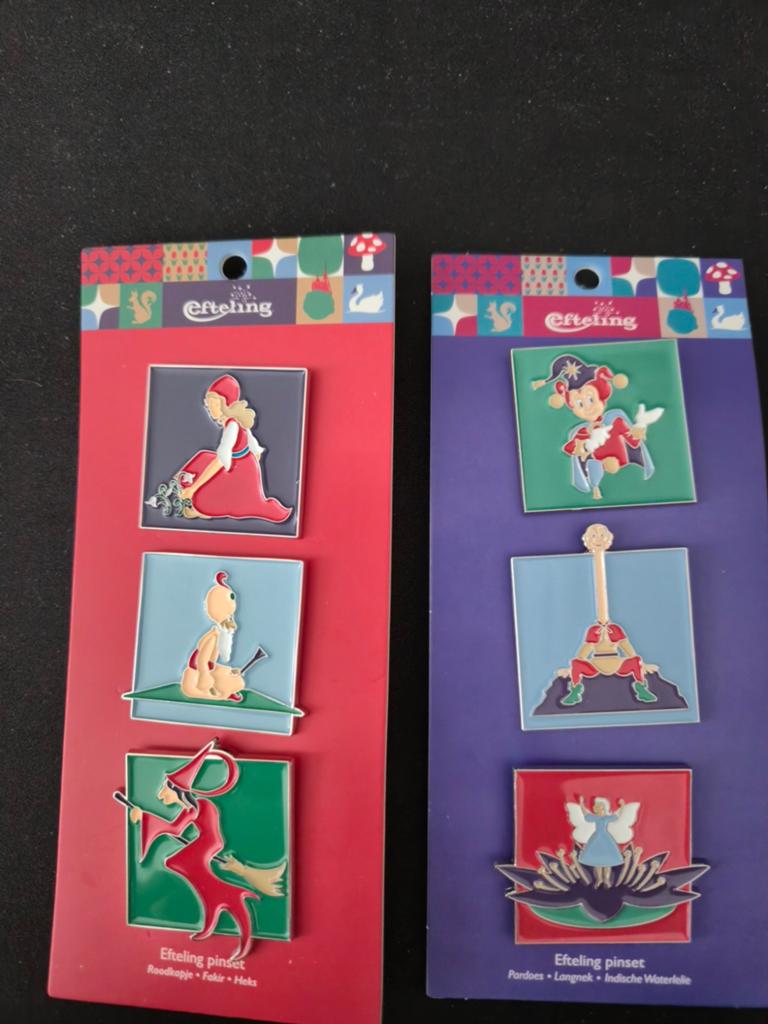Efteling geometric pinsets, Ophalen of Verzenden, Nieuw, Button of Speldje