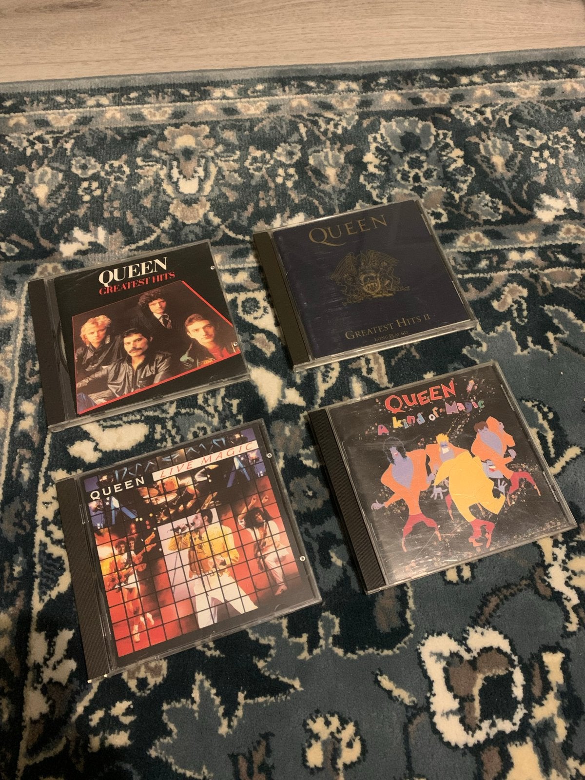 Queen CD's: Greatest Hits, Live Magic, A Kind of Magic, Ophalen of Verzenden, Gebruikt, Rock, Album