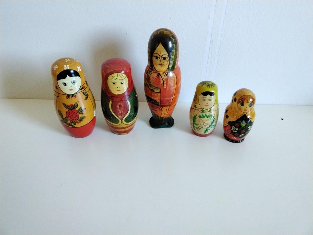 5 sets Russische Matroesjka poppen, Verzamelen, Ophalen of Verzenden, Gebruikt