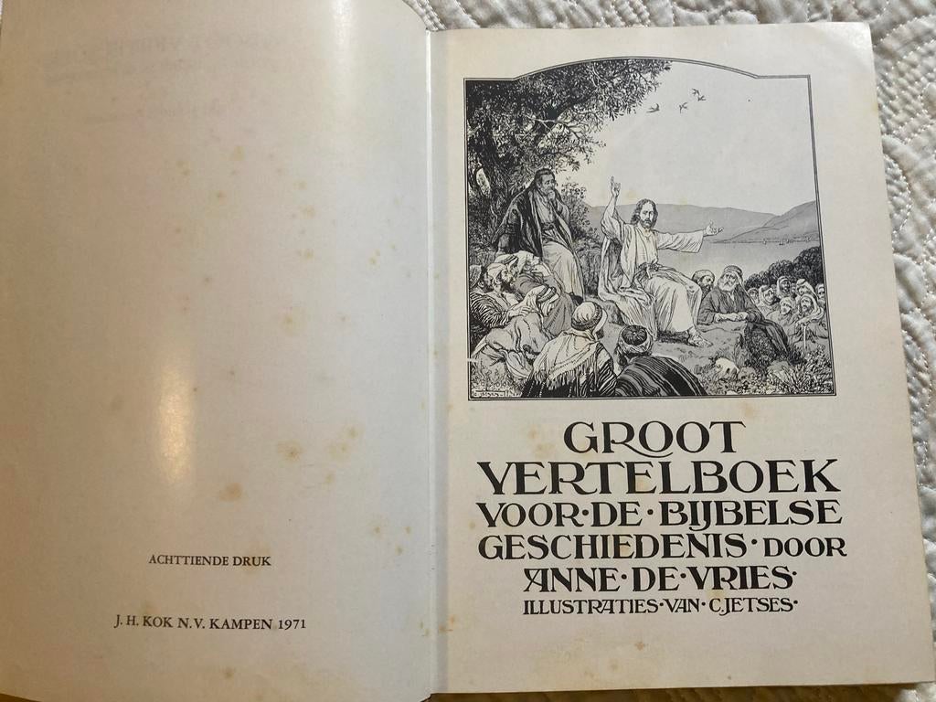Groot Vertelboek  Bijbelse Geschiedenis (NT) Anne de Vries, Ophalen of Verzenden, Gelezen, Christendom | Protestants
