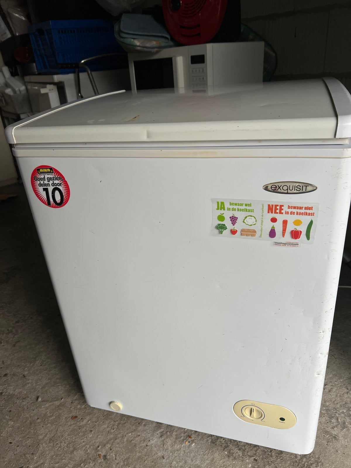 Vrieskist 100 liter 85x60 cm Energielabel A schonn en netjes, Witgoed en Apparatuur, Vriezers en Diepvrieskisten, Ophalen, Zo goed als nieuw