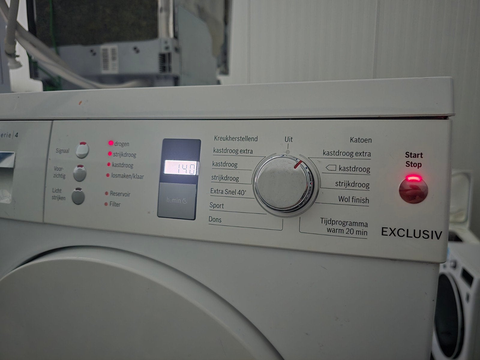 Keurige Bosch Serie4 condensdroger! Garantie! Bezorgen kan!✅, Bosch, 6 tot 8 kg, Refurbished, Ophalen of Verzenden