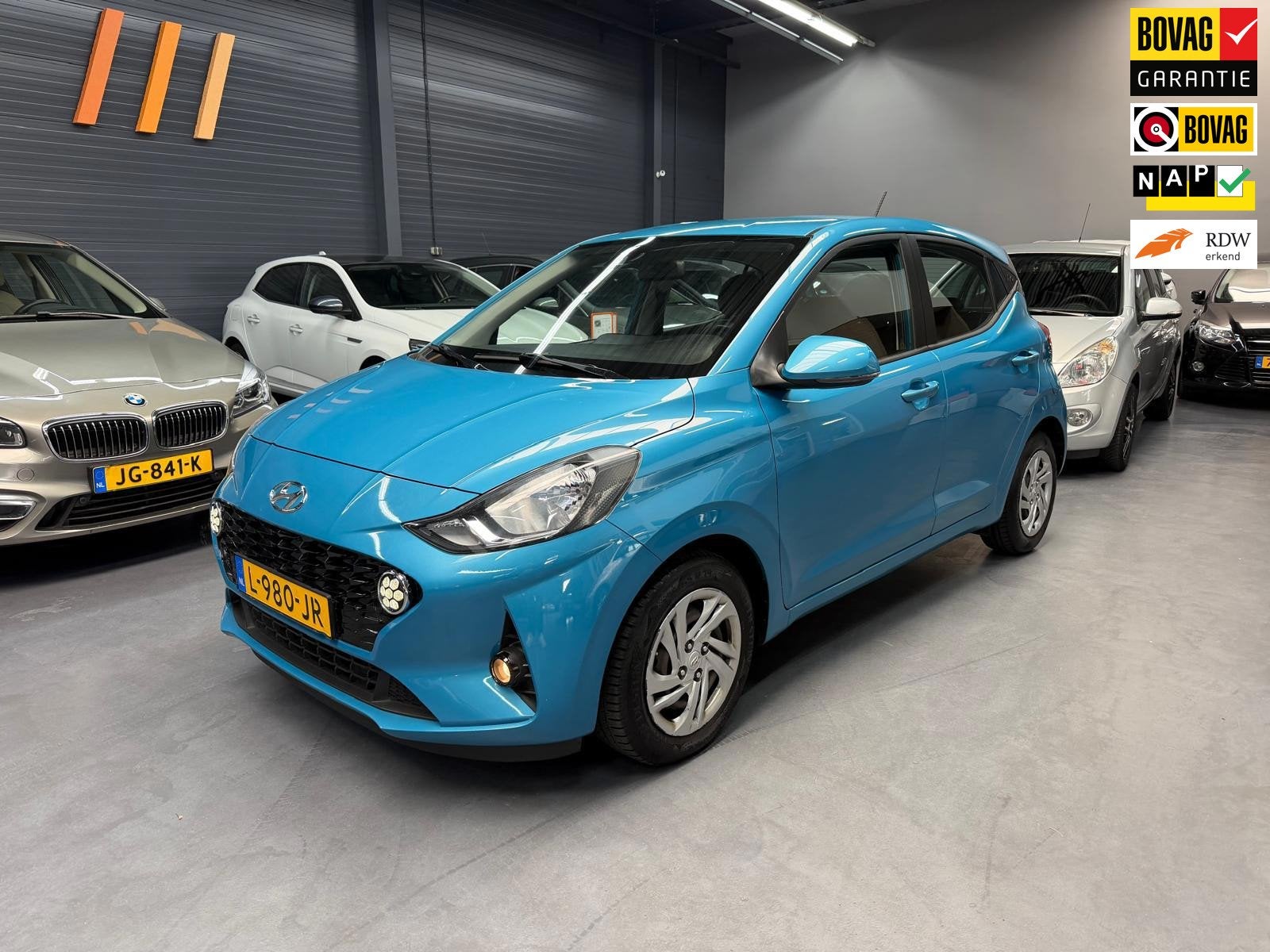 Hyundai I10 1.0 Comfort Smart CAMERA CARPLAY CRUISE NAP NL A, Auto's, Voorwielaandrijving, Dealer onderhouden, Gebruikt, Blauw