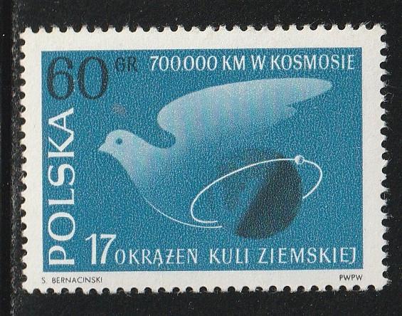 Polen 1961 - Bemande ruimtevaart, Ophalen, Polen, Postfris